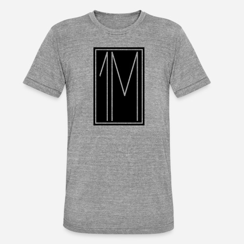 1M/One MVMNT Logo schwarz - Unisex Tri-Blend T-Shirt von Bella + Canvas