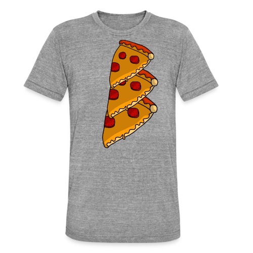 pizza - Unisex tri-blend T-shirt fra Bella + Canvas