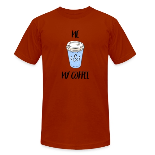 Me and my coffeee - Unisex Tri-Blend T-Shirt von Bella + Canvas