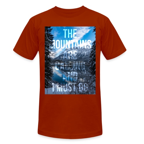 The mountains are calling and I must go - Unisex Tri-Blend T-Shirt by Bella + Canvas