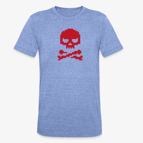 Lords of Uptime Skull - Unisex Tri-Blend T-Shirt von Bella + Canvas