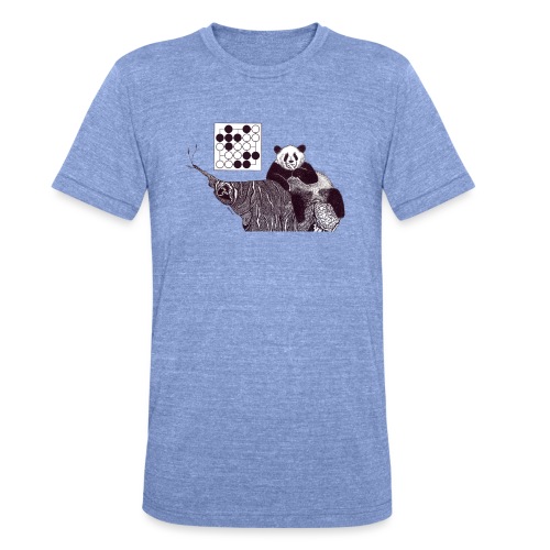 Panda 5x5 Seki - Unisex Tri-Blend T-Shirt by Bella + Canvas