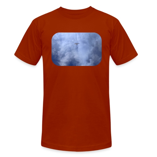 Goéland sous ciel voilé - T-shirt chiné Bella + Canvas Unisexe