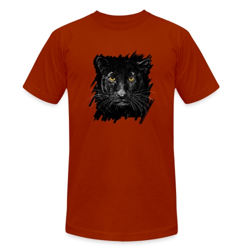 Schwarzer Panther - Unisex Tri-Blend T-Shirt von Bella + Canvas