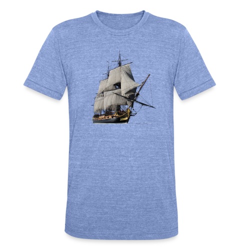 Segelschiff - Unisex Tri-Blend T-Shirt von Bella + Canvas