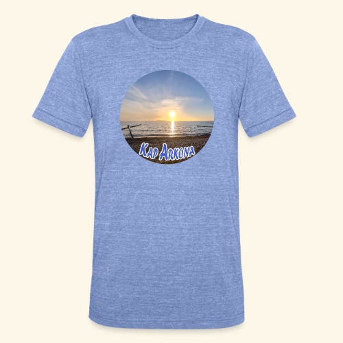 Ostseestrand beim Sonnenuntergang - Kap Arkona - Unisex Tri-Blend T-Shirt von Bella + Canvas