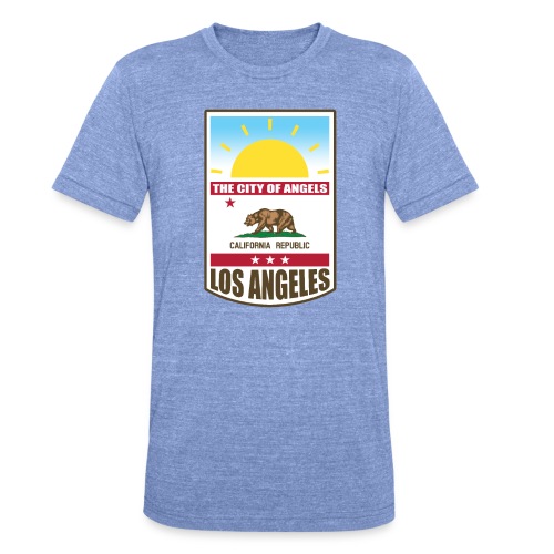 Los Angeles - California Republic - Unisex Tri-Blend T-Shirt by Bella + Canvas
