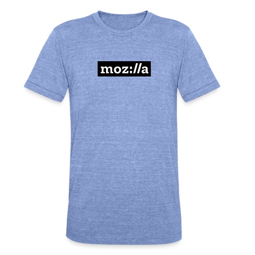 mozilla logo - Unisex Tri-Blend T-Shirt by Bella + Canvas