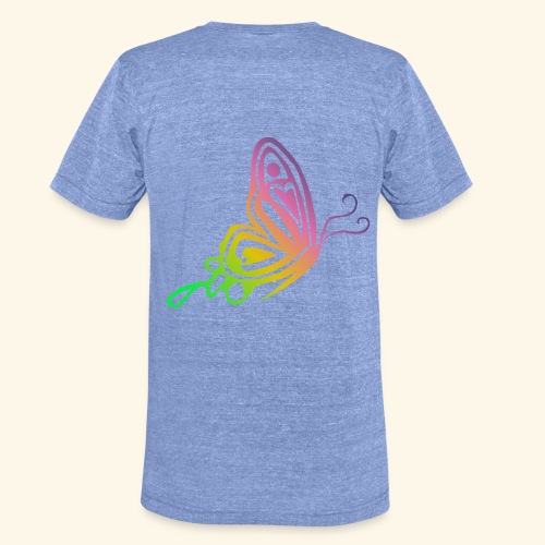 butterfly Colours - Unisex Tri-Blend T-Shirt by Bella + Canvas