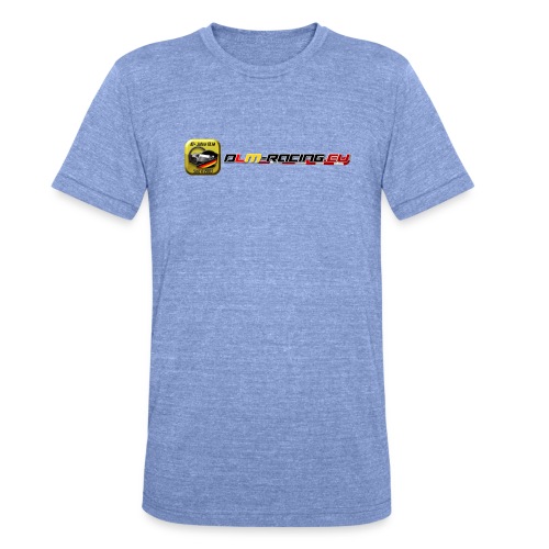 DLM-Racing-eu Logo+URL - Unisex Tri-Blend T-Shirt von Bella + Canvas