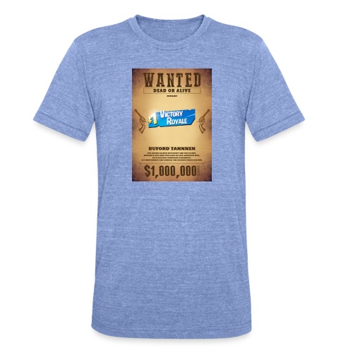 Man wanted - Unisex Tri-Blend T-Shirt by Bella + Canvas