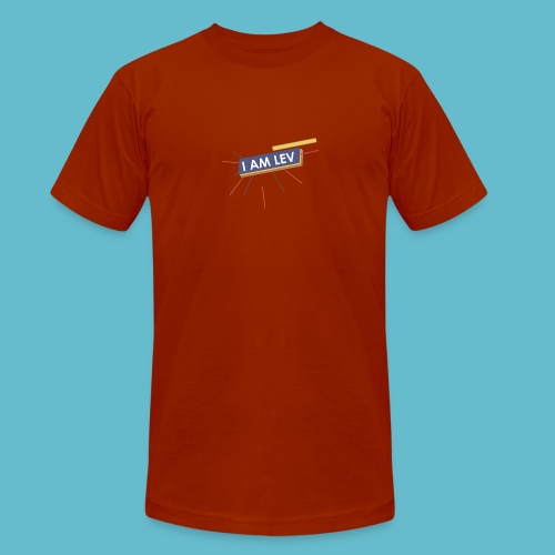 I AM LEV Banner - Uniseks tri-blend T-shirt van Bella + Canvas
