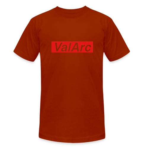 ValArc Text Merch Red Background - T-shirt chiné Bella + Canvas Unisexe