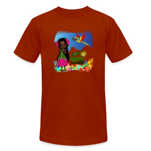 Reunion Island Girl - T-shirt chiné Bella + Canvas Unisexe
