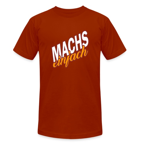 MACHS EINFACH - mache es einfach - Unisex Tri-Blend T-Shirt von Bella + Canvas