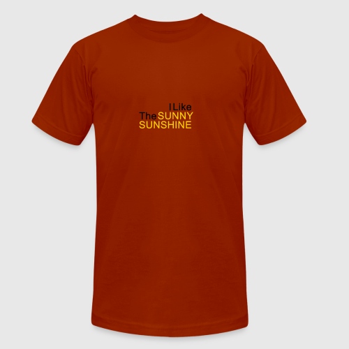 Sunny Sunshine... - Uniseks tri-blend T-shirt van Bella + Canvas