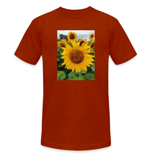 Sonnenblume - Unisex Tri-Blend T-Shirt von Bella + Canvas