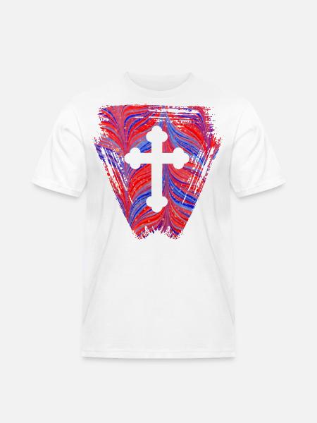 cross 4 e 279 - Men's Workwear T-Shirt - white