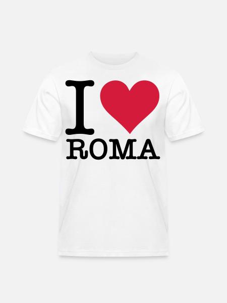 Ich liebe Rom - Männer Workwear T-Shirt - Weiß
