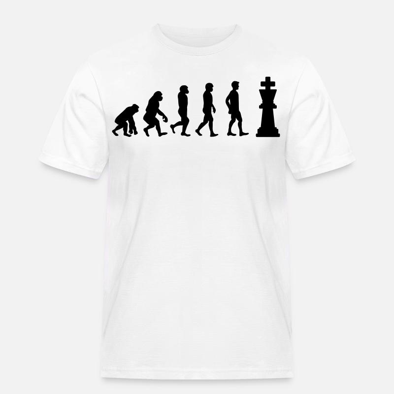 Chess evolution - Men's Workwear T-Shirt - white