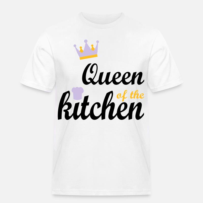 Kochen - Männer Workwear T-Shirt - Weiß