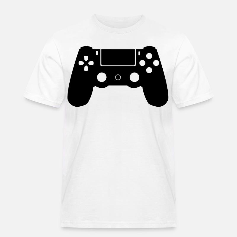 Controller - Männer Workwear T-Shirt - Weiß