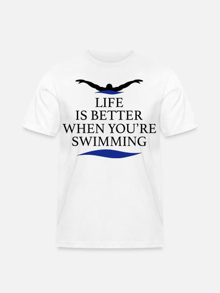 swim - Men's Workwear T-Shirt - white