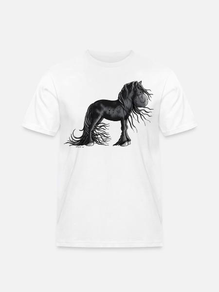 Sweet Friesian Horse - Men's Workwear T-Shirt - white