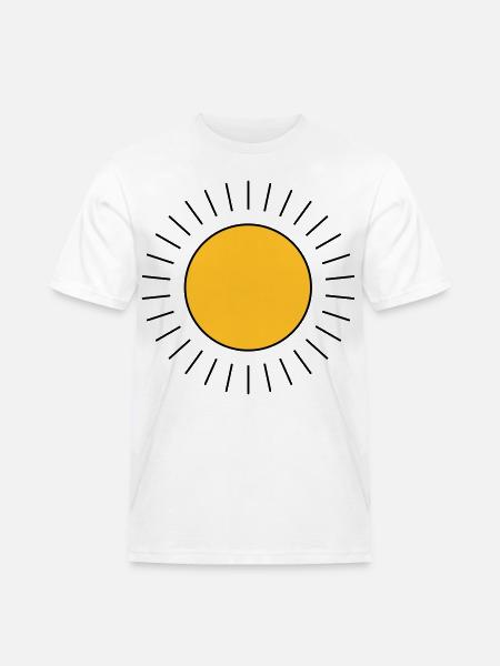 Soleil - T-shirt Workwear homme - blanc