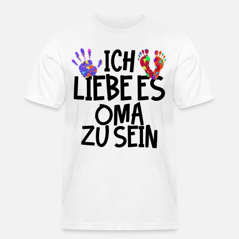 Rentnerin Oma Statement Alte Frau Großmutter - Männer Workwear T-Shirt - Weiß