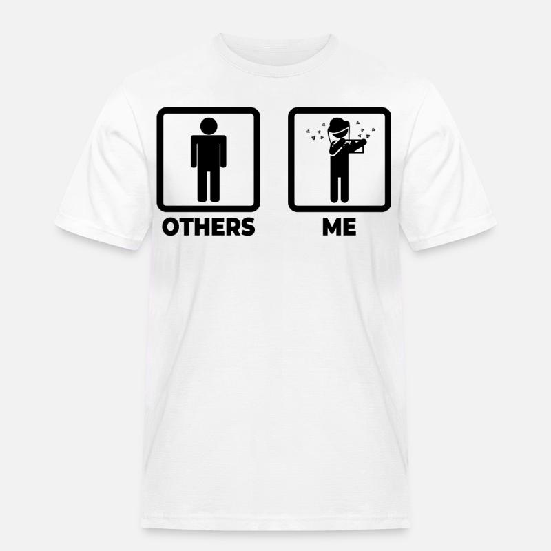 Leben eines Imkers - Männer Workwear T-Shirt - Weiß