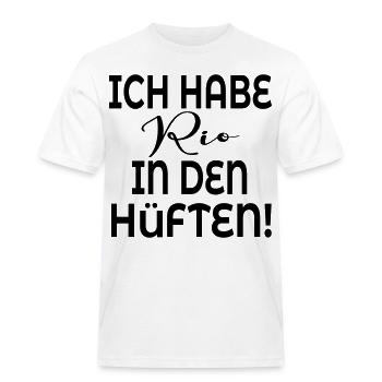 TANZEN HÜFTE TANZKURS - Männer Workwear T-Shirt - Weiß - Vorne - AI Model Male 185 dark (185cm)