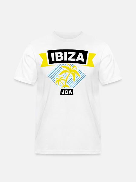 IBIZA Bachelor Party Crew - Men's Workwear T-Shirt - white