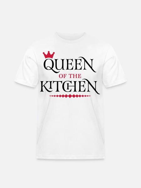 Queen of the Kitchen - Men's Workwear T-Shirt - white