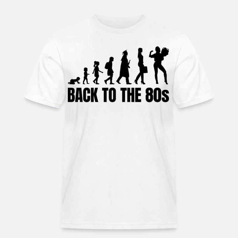 80s Evolution - Men's Workwear T-Shirt - white