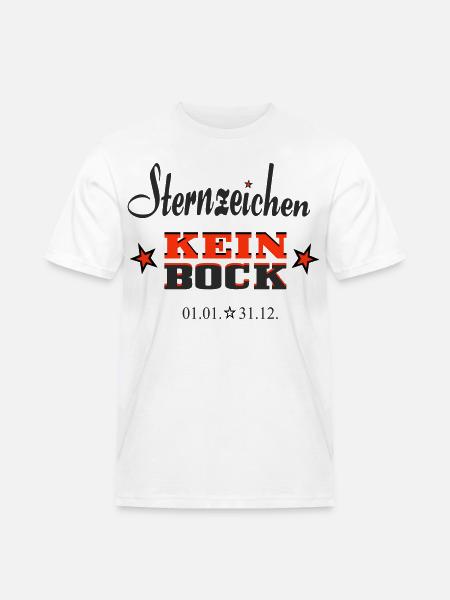 Sternchen Kein Bock Jahreskalender - Männer Workwear T-Shirt - Weiß