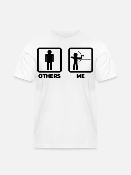 Funny archer - Men's Workwear T-Shirt - white