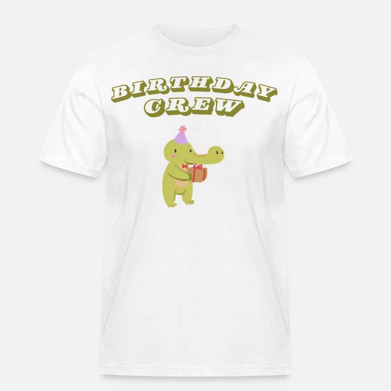 Birthday Crew - Men's Workwear T-Shirt - white