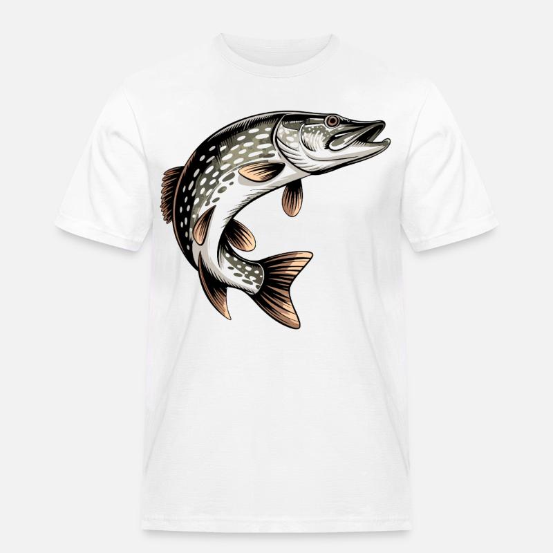 Hecht Design - Männer Workwear T-Shirt - Weiß