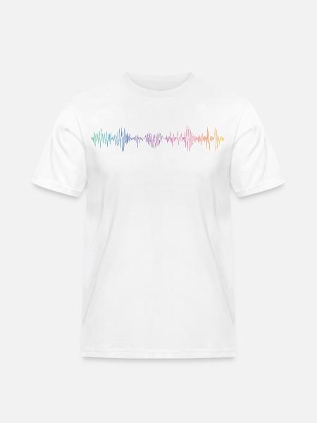 music_beat - T-shirt Workwear homme - blanc