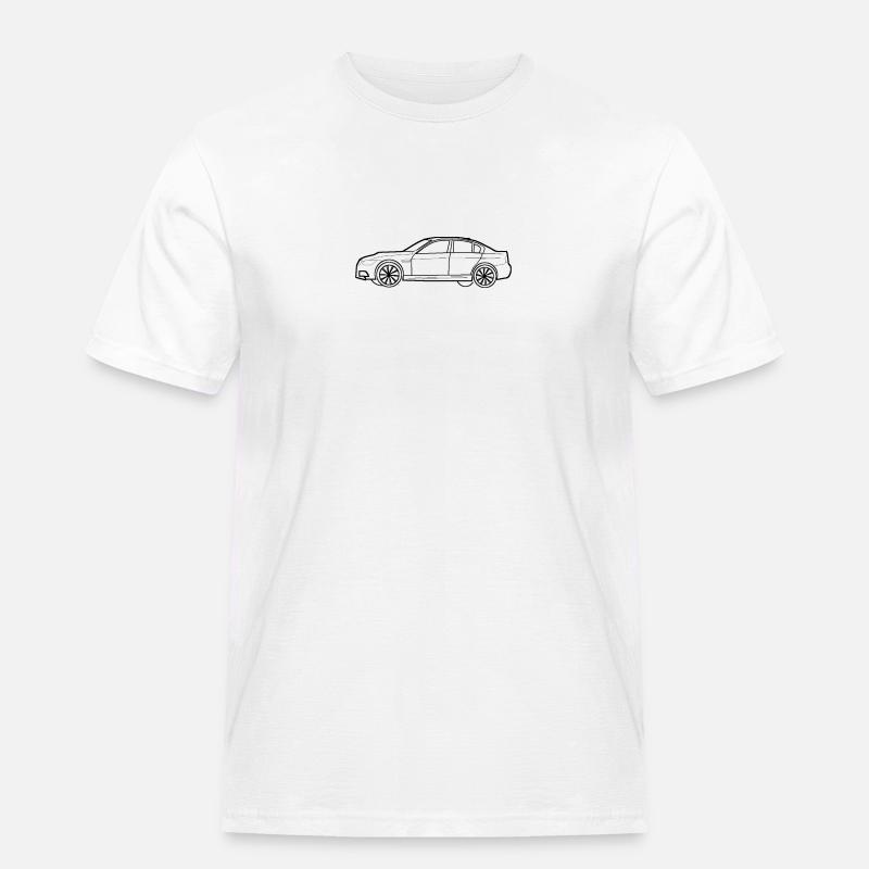 Sportwagen M3 E90 - Männer Workwear T-Shirt - Weiß