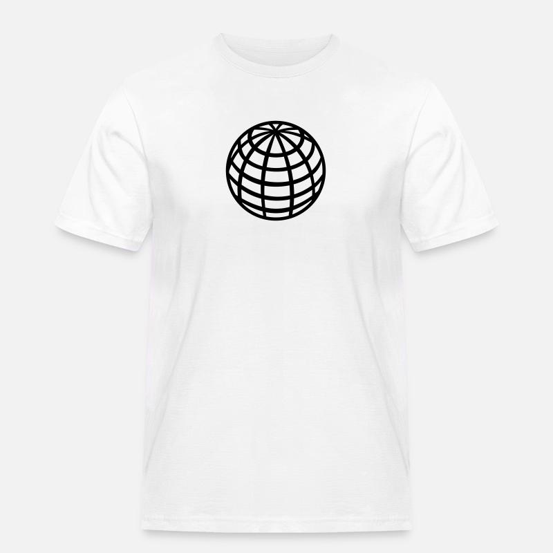 Globus - Männer Workwear T-Shirt - Weiß