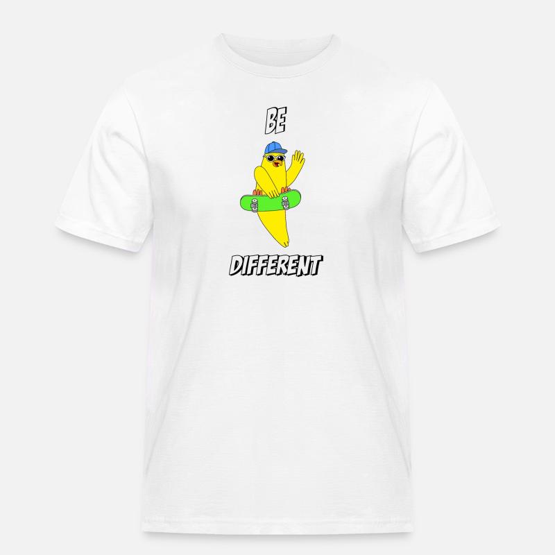 be different - Männer Workwear T-Shirt - Weiß