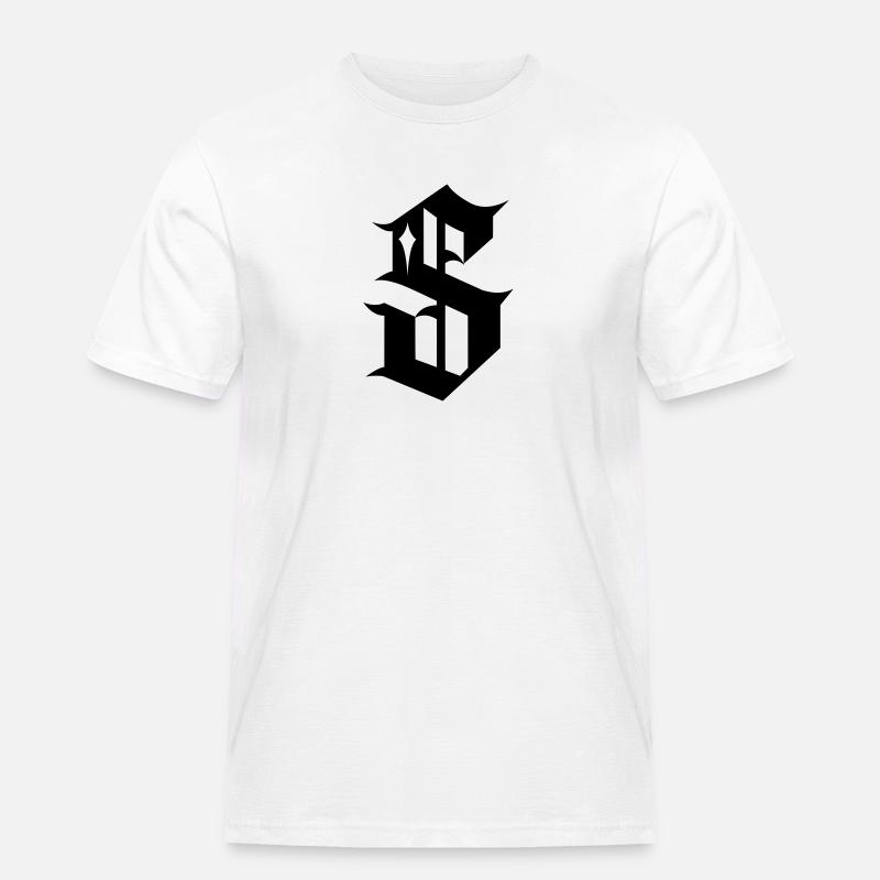 S - Männer Workwear T-Shirt - Weiß