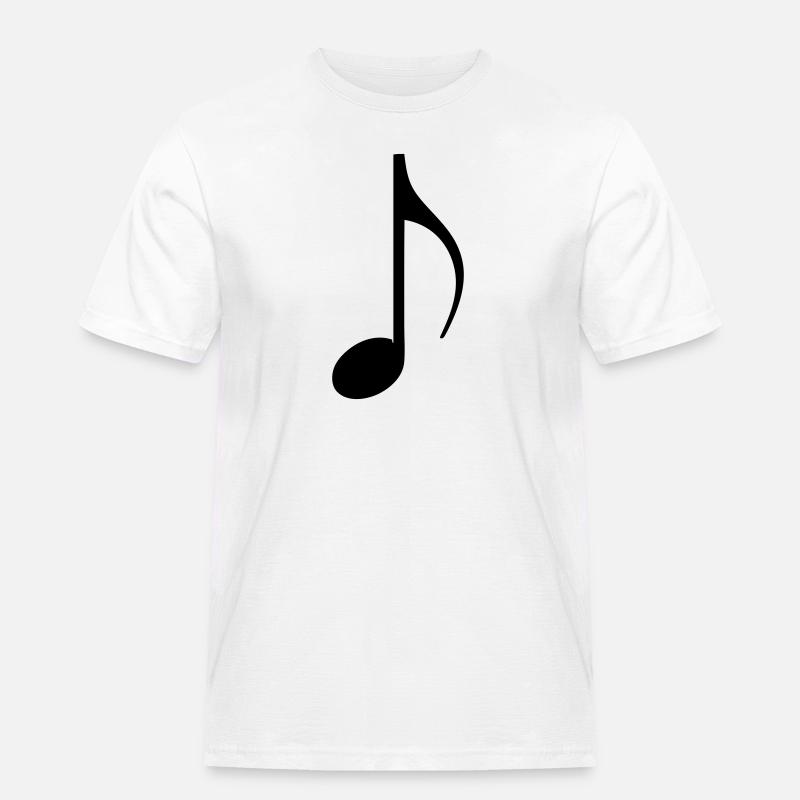 note - Männer Workwear T-Shirt - Weiß