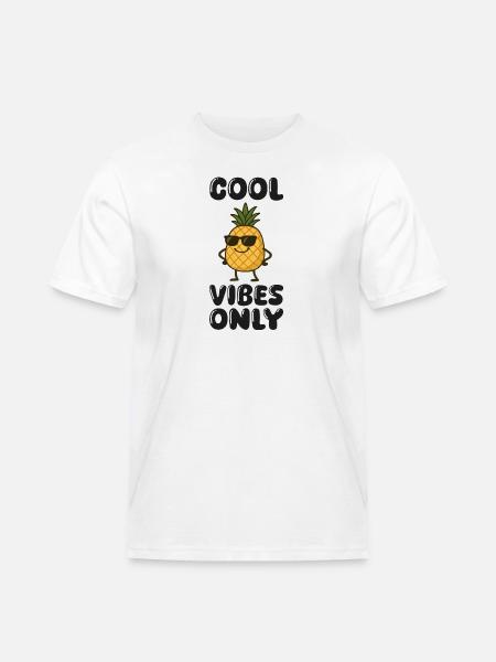 ananas comic - Männer Workwear T-Shirt - Weiß