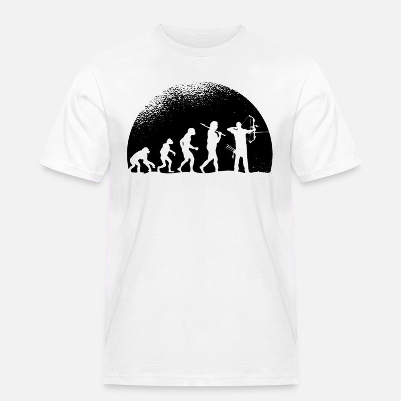 Evolution Tir à l’arc - T-shirt Workwear homme - blanc