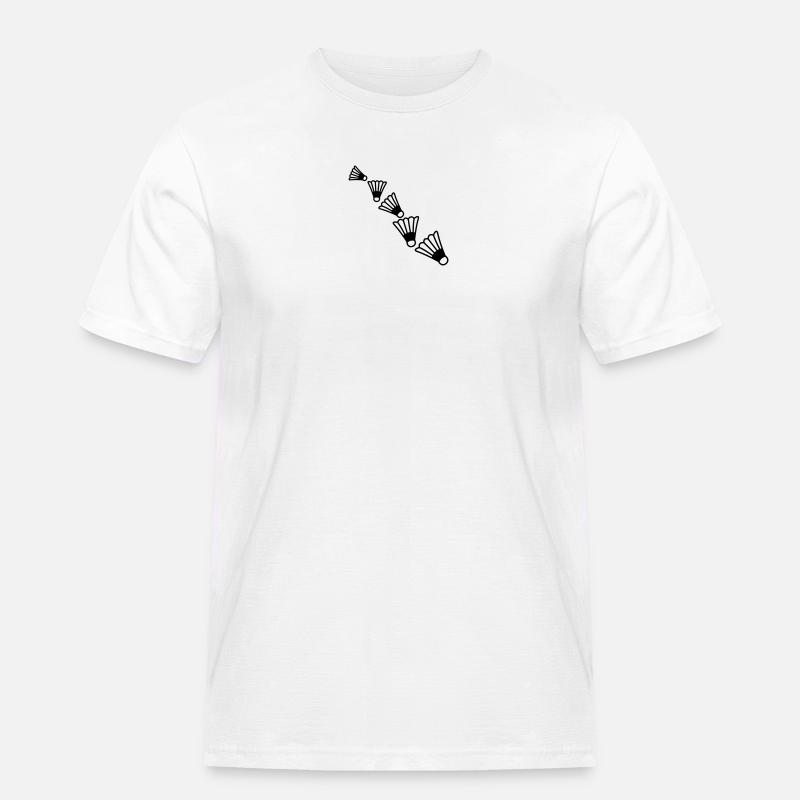Badmintons Pattern - Men's Workwear T-Shirt - white