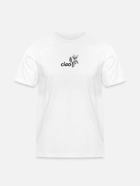 ciao kakao - Männer Workwear T-Shirt - Weiß