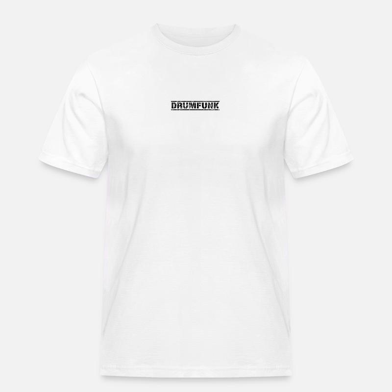 Drumfunk - Männer Workwear T-Shirt - Weiß
